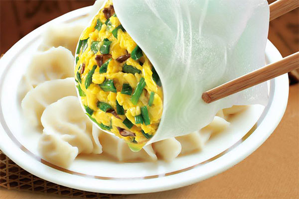韭菜鸡蛋水饺